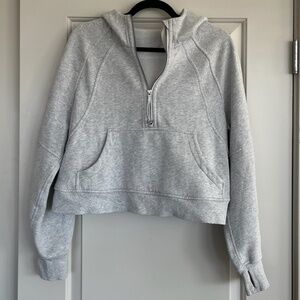 Lululemon Quarter Zip Scuba Crop Hoodie